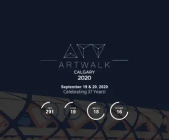 Calgaryartwalk.com(Calgary Artwalk takes place throughout inner Calgary) Screenshot