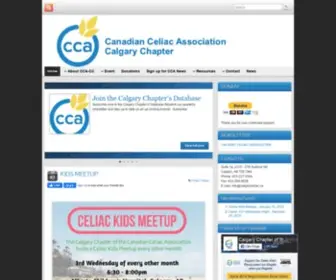 Calgaryceliac.ca(Calgary Celiac Association) Screenshot