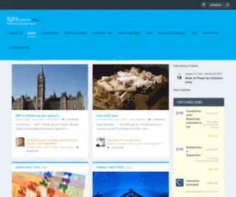 Calgarychristian.com(Light Magazine) Screenshot