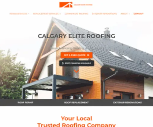 Calgaryeliteroofing.ca(Roofing Calgary) Screenshot