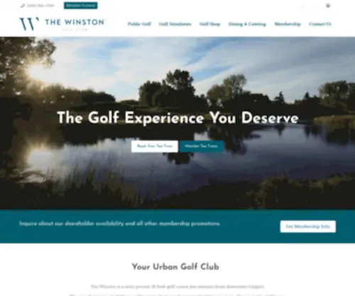 Calgaryelks.com(Inner-City Golfing in Calgary) Screenshot