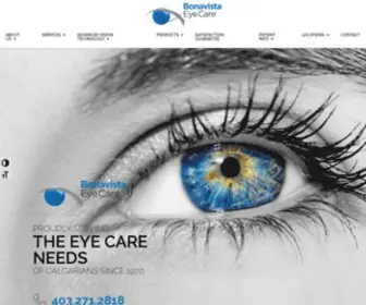 Calgaryeyecare.com(Bonavista Eye) Screenshot