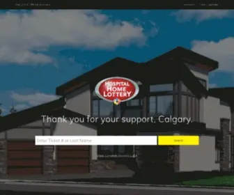 Calgaryhomelottery.ca Screenshot