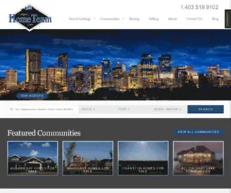 Calgaryhometeam.com(Calgary Homes) Screenshot