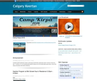 Calgarykeertan.com(Calgary Keertan) Screenshot