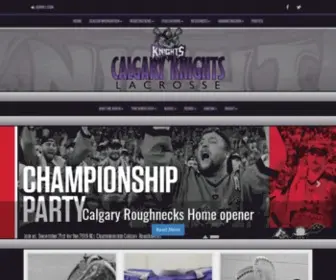 Calgaryknightslacrosse.com(Calgary Knights Lacrosse Association) Screenshot