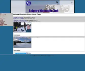 Calgarymountainclub.com(Calgary Mountain Club) Screenshot