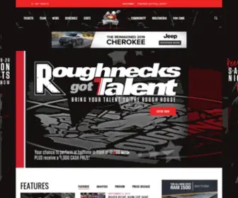 Calgaryroughnecks.com(Official Calgary Roughnecks Website) Screenshot