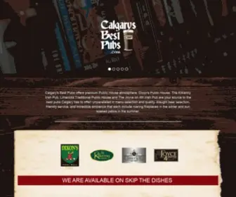 Calgarysbestpubs.com(Calgary's Best Pubs) Screenshot