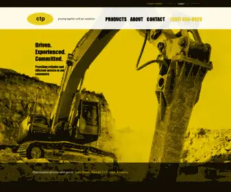 CalgarytracParts.com(Calgary Excavator Parts) Screenshot