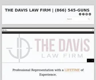 Calgunlawyers.com(THE DAVIS LAW FIRM) Screenshot