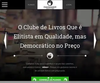 Calhamaco.com(Calhamaço) Screenshot