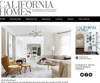 Calhomesmagazine.com(California Homes) Screenshot