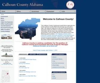 Calhouncounty.org(Calhoun County Alabama) Screenshot