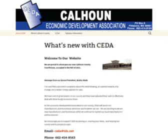 Calhouneda.com(Calhoun Economic Development Association) Screenshot