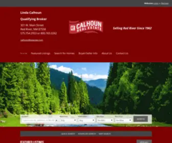 Calhounrealestate.com(Red River NM Homes for Sale) Screenshot