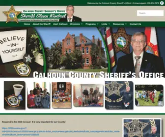 Calhounsheriff.com(Calhoun County Sheriff) Screenshot