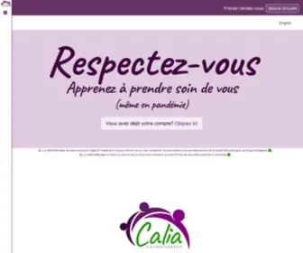 Caliact.com(Rebienvenue chez Calia) Screenshot