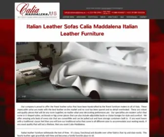 Caliamaddalena.us(Modern sofas) Screenshot
