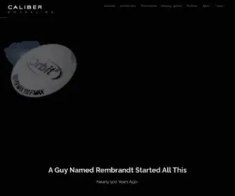 Caliberengraving.com(Caliber expands production and engineering facilities to meet demands) Screenshot