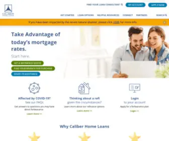 Caliberhomeloans.com(Let Caliber Home Loans Inc) Screenshot