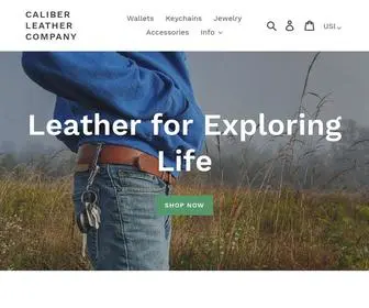 Caliberleather.com(Caliber Leather Company) Screenshot