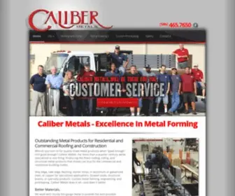 Calibermetals.com(Caliber Metals) Screenshot