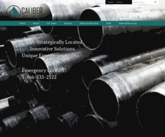 Calibermidstream.com(Caliber Midstream) Screenshot