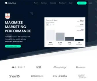 Calibermind.com(CaliberMind Analytics CDP) Screenshot