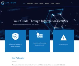 Calibersecurity.com(Caliber Security Partners) Screenshot