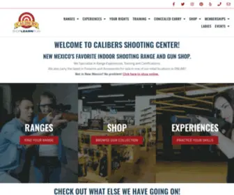 Calibersusa.com(New Mexico’s premier indoor firing range) Screenshot