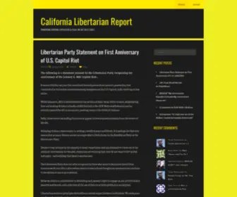 Calibertarianreport.com(California Libertarian Report) Screenshot