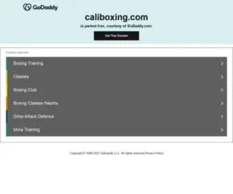 Caliboxing.com(Fitness & Boxing Gym In San Jose) Screenshot