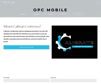 Calibrateconference.org(Oak Park Church) Screenshot