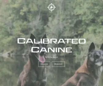 Calibratedcanine.com(Calibrated Canine) Screenshot