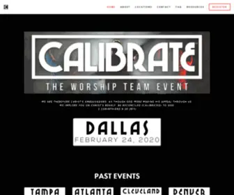 Calibrateworship.com(CALIBRATE) Screenshot