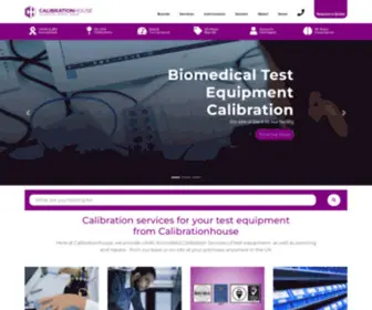 Calibrationhouse.com(Calibration Services for Test Equipment) Screenshot