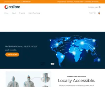 Calibreproducts.com.au(Calibre Supply Chain team) Screenshot