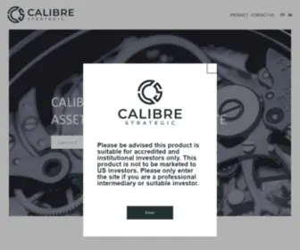 Calibrestrategic.com(Calibre Strategic) Screenshot