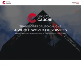 Caliche.es(Empresas de transportes Caliche) Screenshot