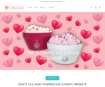 Caliclecups.com(Calicle) Screenshot