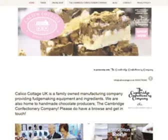 Calicocottage.co.uk(Make Fudge at Home) Screenshot