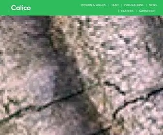 Calicolabs.com(Calico is a research and development company whose mission) Screenshot