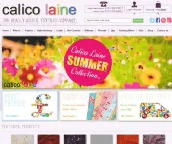 Calicolaine.co.uk(Buy Dress Fabrics) Screenshot