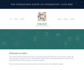 Calicomh.com(Calico Mental Health Associates) Screenshot