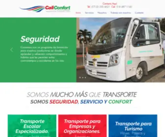 Caliconfort.com(Soluciones de Transporte) Screenshot