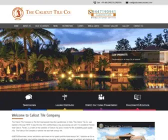 Calicuttilecompany.com(Calicut Tiles Company) Screenshot