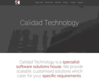 Calidad.co.za(Calidad Technology) Screenshot