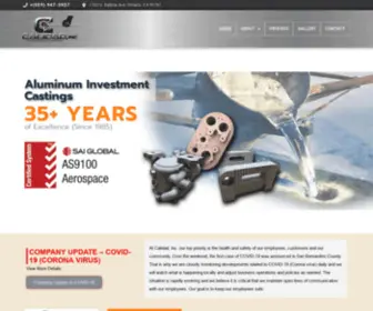 Calidadinc.com(Aluminum investment castings) Screenshot