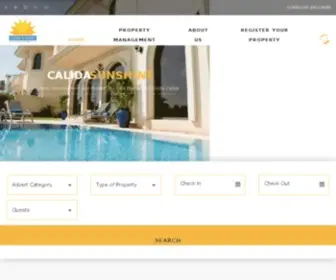 Calidasunshine.com(Murcia Holiday Rentals) Screenshot